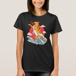Camiseta gato japonés Catzilla Gato