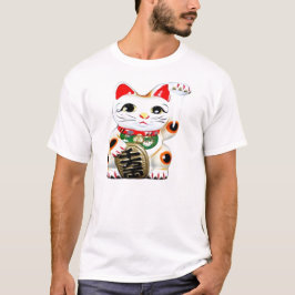 Camiseta Gato japonés de buena suerte