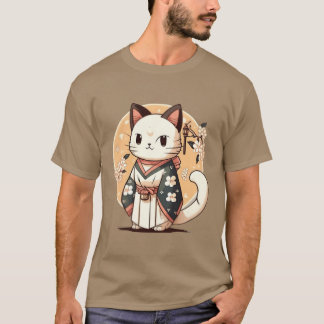 Camiseta Gato japonés divertido