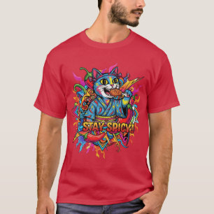 Camiseta Gato Japonés Funky Picante en Yukata