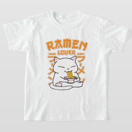 Camiseta Gato japonés Ramen Ramen Lover