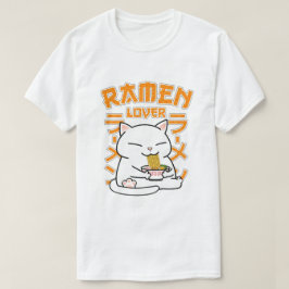 Camiseta Gato japonés Ramen Ramen Lover