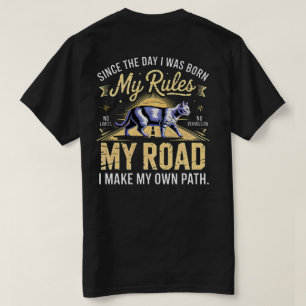 Camiseta Gato Jefe Emprendedor - Mis Reglas Mi Cam