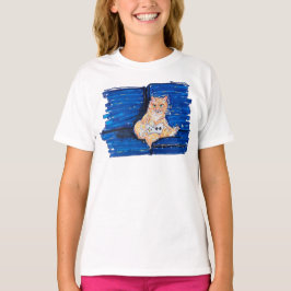 Camiseta Gato Jugador de Jengibre