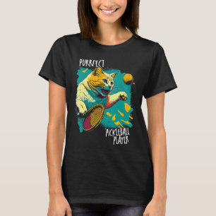 Camiseta Gato Jugador Perfecto  Jugador de Paddleball Pickl