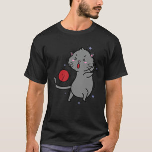 Camiseta Gato jugando Dodgeball o Fireball