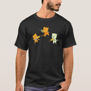 Camiseta Gato Jugando Violin Cello Gato Violinista Cello Pl