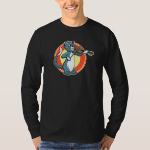 Camiseta Gato Jugando Violín Fiddle Alley Cat Violinis