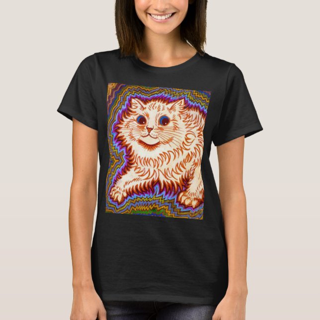 Camiseta Gato Kaleidoscope (Anverso)