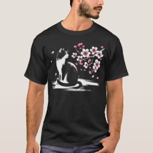 Camiseta Gato Kawaii Anime Gato Funny Japonés