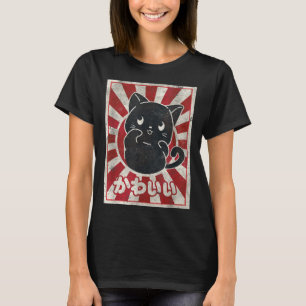 Camiseta Gato Kawaii Gato japonés Anime Gate