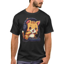 Gato kawaii lindo jugando videojuegos - Apreciable