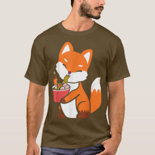Camiseta Gato kawaii tomando Ramen Bowl Gracioso japonés