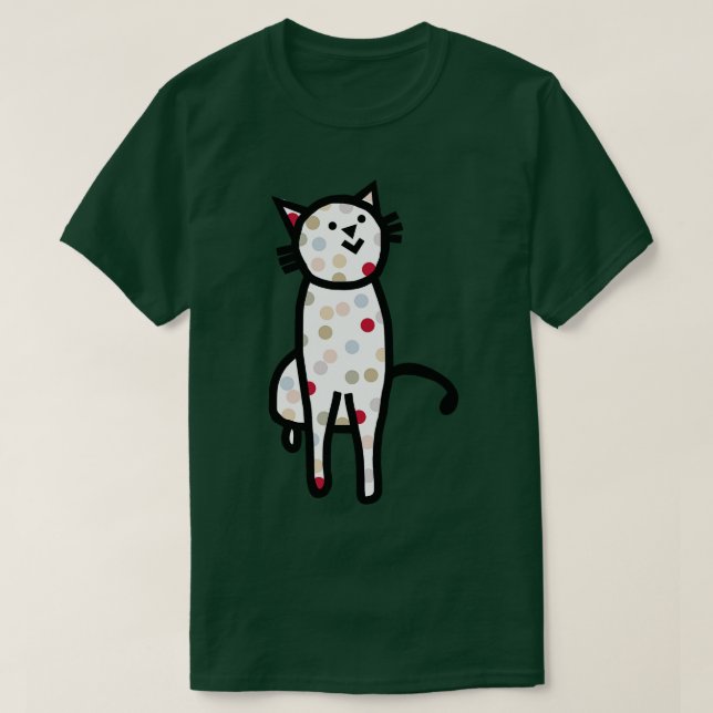 Camiseta Gato kitsch (Diseño del anverso)