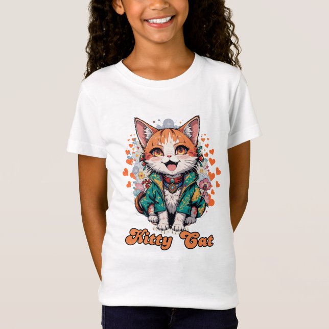 Camiseta Gato Kitty (Anverso)