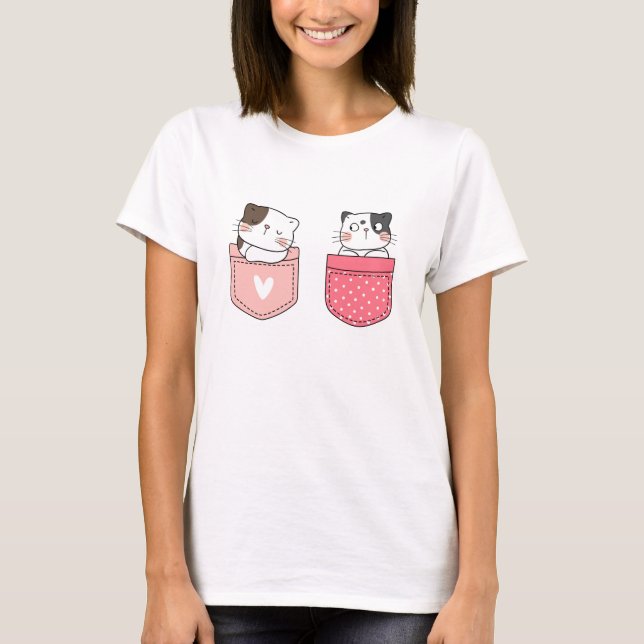 Camiseta Gato Kitty (Anverso)