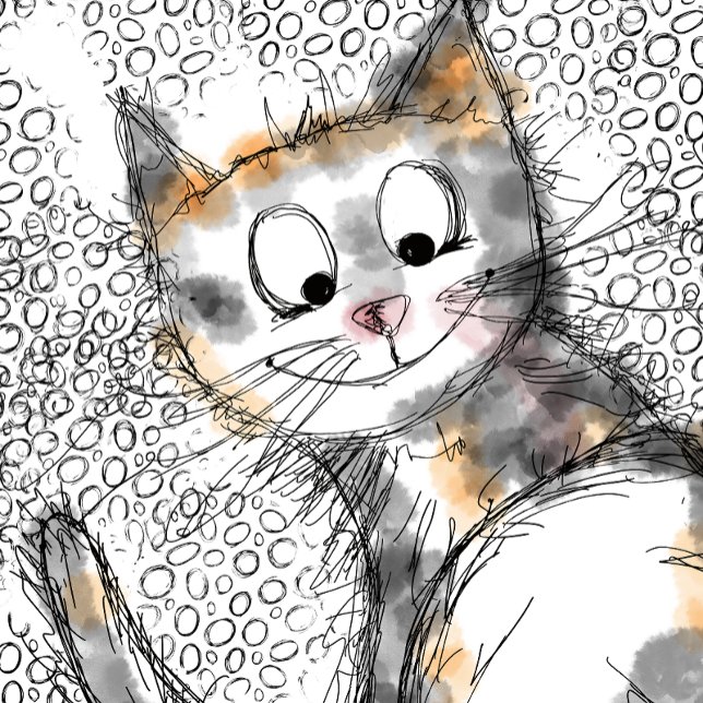 Camiseta Gato Kitty hombres mujeres tee (Subido por el creador)