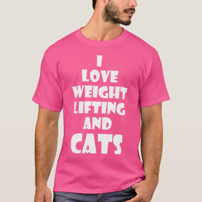 Camiseta Gato Kitty Levantamiento de peso Gigante Tshirt Wo (Anverso)