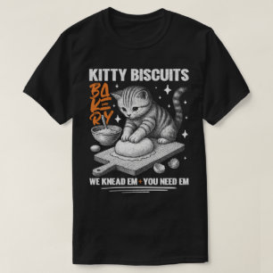 Camiseta Gato Kneading Baker Kitty Biscuits Los Amamos