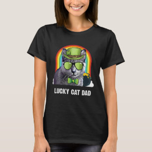 Camiseta Gato Korat Afortunado Día de San Patricio Papá