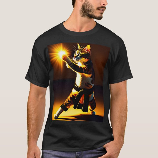 Camiseta Gato Kung Purr Fu (Anverso)