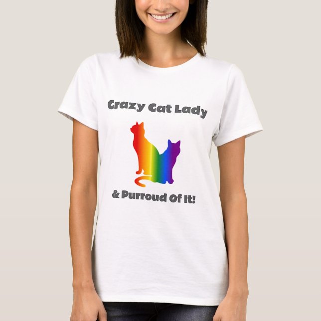Camiseta Gato Lady Pride (Anverso)