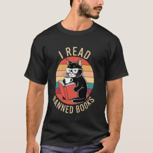 Camiseta Gato lee libros prohibidos