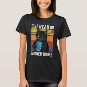 Camiseta Gato, leo libros prohibidos semana libros lombrice