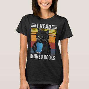 Camiseta Gato, leo libros prohibidos semana libros lombrice
