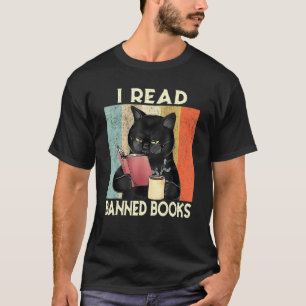 Camiseta Gato, leo libros prohibidos semana libros lombrice