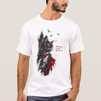 Camiseta Gato Libertad