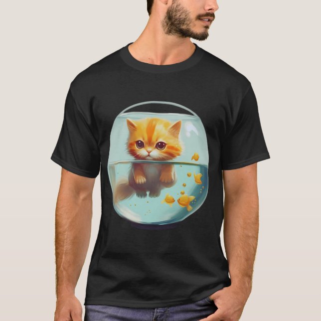 Camiseta gato lindo (Anverso)