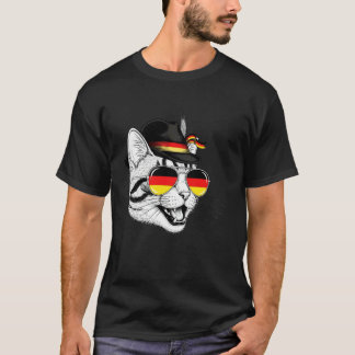Camiseta Gato Lindo Bandera Alemana Orgullo Oktoberfest Ale