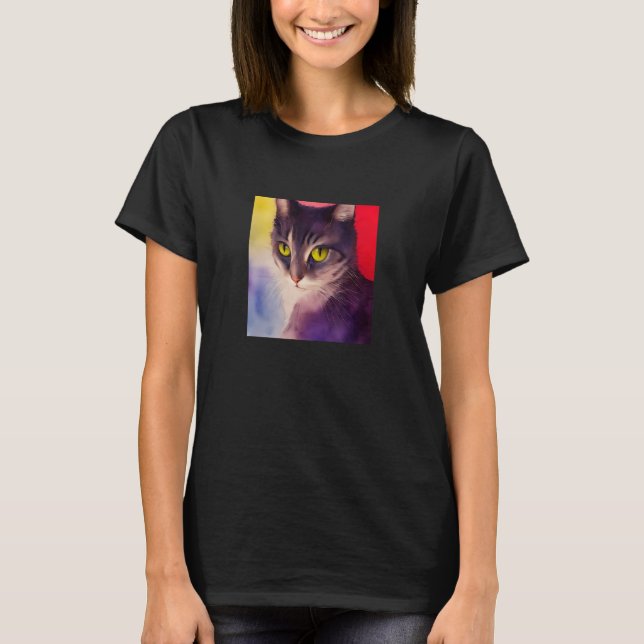Camiseta Gato lindo Cara dulce Kitten Kitty Feline Meow Mas (Anverso)