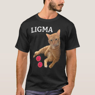 Camiseta Gato lindo con juguetes chiste Ligma