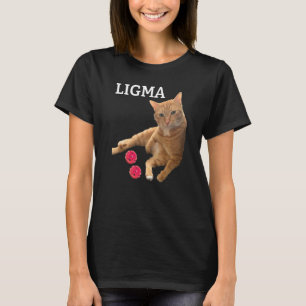 Camiseta Gato lindo con juguetes chiste Ligma