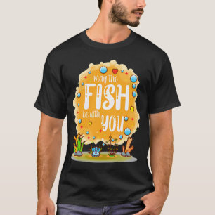 Camiseta Gato Lindo Con Pez Dorado - Te Quiero Tanto