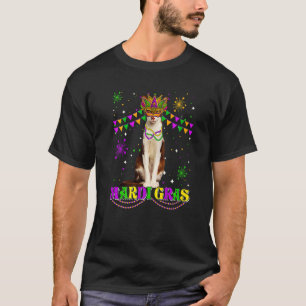 Camiseta Gato lindo de Mardi Gras Máscara oriental de cuent