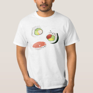 Camiseta Gato lindo del sushi