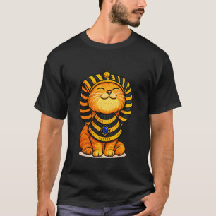 Camiseta Gato Lindo Dioses Antiguos Egipcios Faraón Diverti