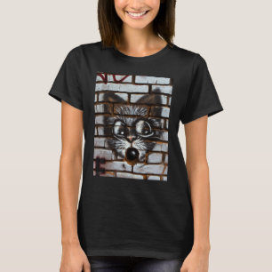 Camiseta Gato lindo estilo callejero gatito maullar gatito
