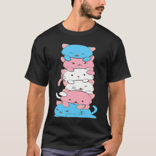 Camiseta Gato Lindo Gatito Orgullo Transexual Gato LGBT Tra