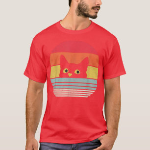Camiseta Gato lindo gato amante de la cosecha gatito 