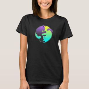Camiseta Gato Lindo Gatos Ying Yang Yin Yang  7
