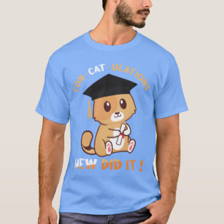 Camiseta Gato Lindo Graduado Graduando 2023 Graduación dive