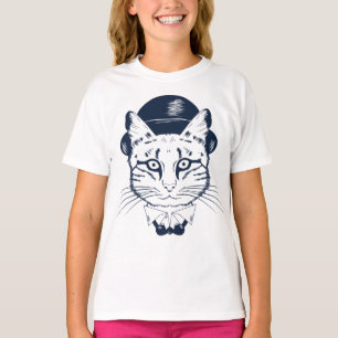 Camiseta Gato Lindo Hipster Gatito Divertido Regalo