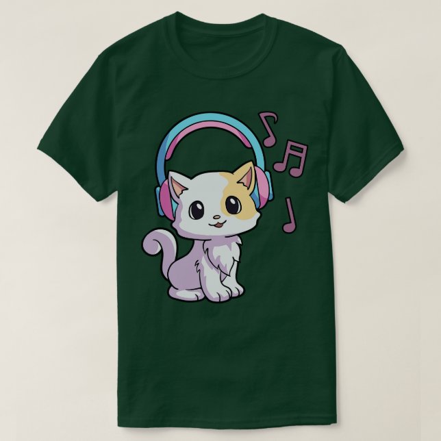 Camiseta Gato lindo Kawaii Neko Gato Lover KFan Otaku (Diseño del anverso)