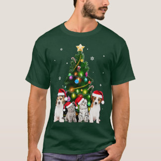 Camiseta Gato lindo Mascotas de gato de árbol de Navidad am