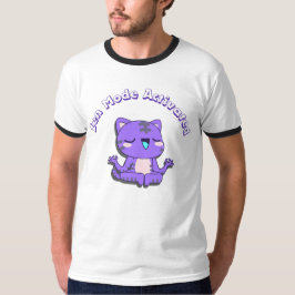 Camiseta gato lindo, modo zen, gato zen