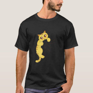 Camiseta Gato Lindo Muerde Dentro